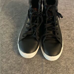 Tretorn Tournament High Top Sneakers Men’s Sz 12 Black White